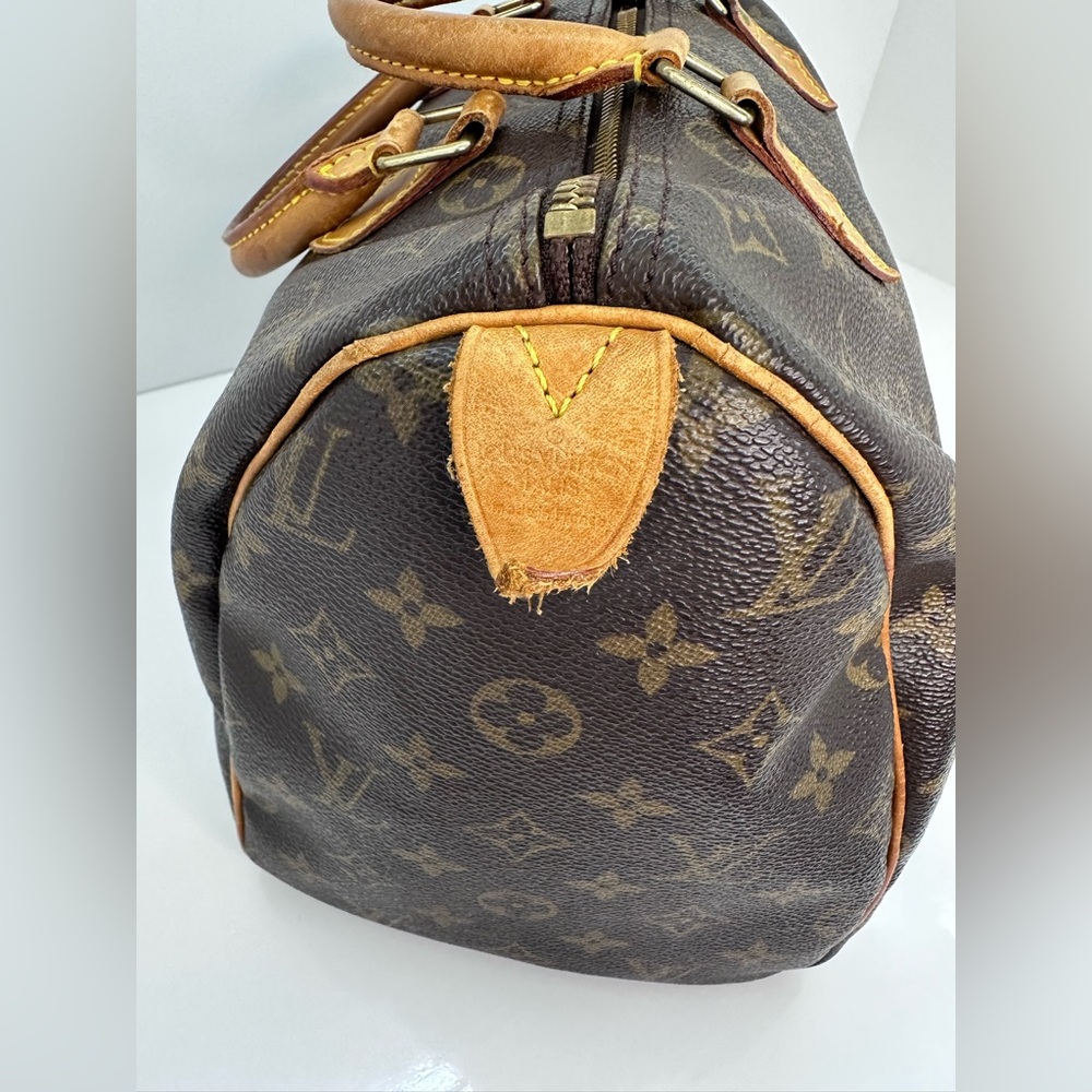 Louis Vuitton Brown Monogram speedy 30 - Picture 7 of 16